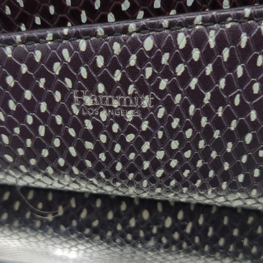 Hammitt Levy Espresso Reserve Wallet Embossed Leather Crossbody